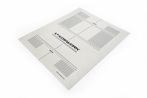 Koswork KOS18011 390x470mm Plastic Decal (for 1/10 & 1/8 Buggy & On-Road Car Setup Board) (9003649302765)