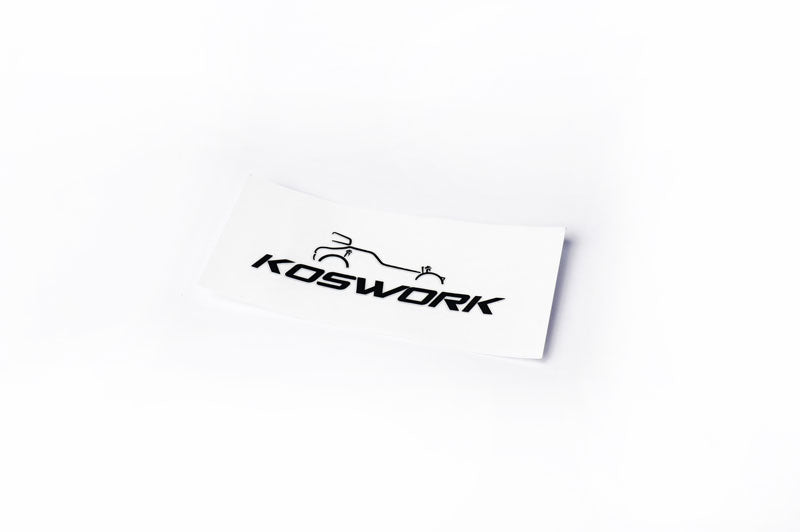 Koswork 60mm Black RC Decal
