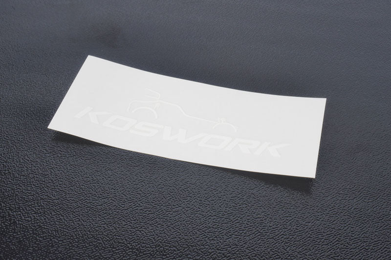 Koswork KOS19002W Koswork Decal 100mm White (2pcs) Release Decal (9003649433837)