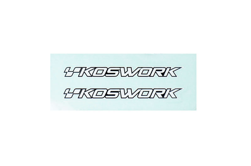 Koswork 6x60mm White RC Decal
