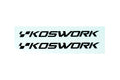 Koswork 10x100mm Black RC Decal