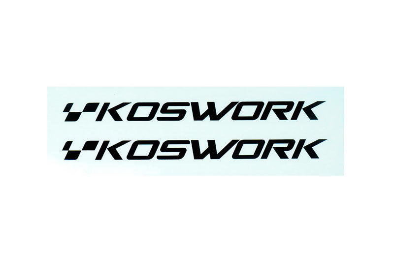 Koswork 10x100mm Black RC Decal