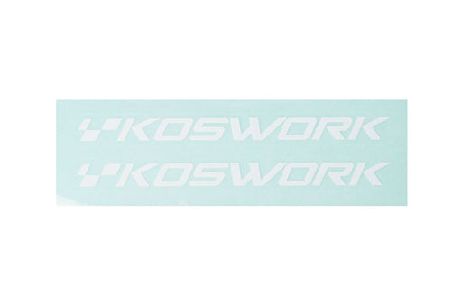 Koswork KOS19008W Koswork Decal 10x100mm White (2pcs) (9003649630445)