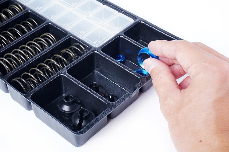 Koswork KOS32111-3 Buggy Shock Parts Box (w/KOS32108) 245x175x56mm (9003650547949)