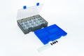 Koswork Tool Box with Partition Kit and Blue Parts Tray
