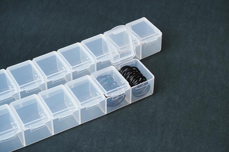 Koswork KOS32117 7 Compartments Parts Box 165x34x25mm (3 sets) (9001939075309)
