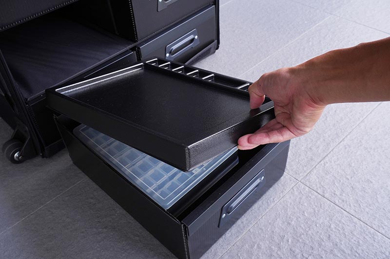 Koswork KOS32120-350BK Assembly Tray / Cleaning Tray / Medium Drawer Lid 355*255*30mm Black (9001939239149)