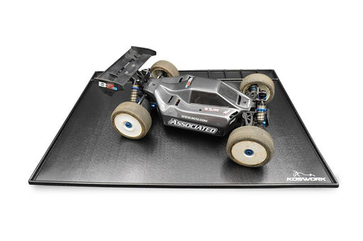 Koswork KOS32120-750BK Assembly Tray / Cleaning Tray 750*550mm Black (1/8 Buggy, 1/8 Onroad & 1/10 SC Truck) (9001939534061)
