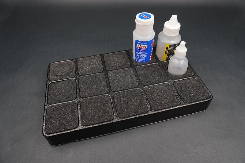 Koswork 245x145x25mm Tray for Shock & Differential Oil w/2 Sets of Foam Tool (3)