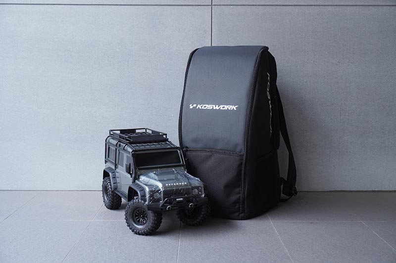 Koswork KOS32212 1/10 Crawler Backpack / Multi-Function Backpack (for TRX-4, SCX10 or similar crawlers) (9001939730669)