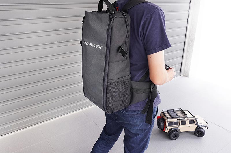 Koswork Expandable Backpack Black RC Bag (24)
