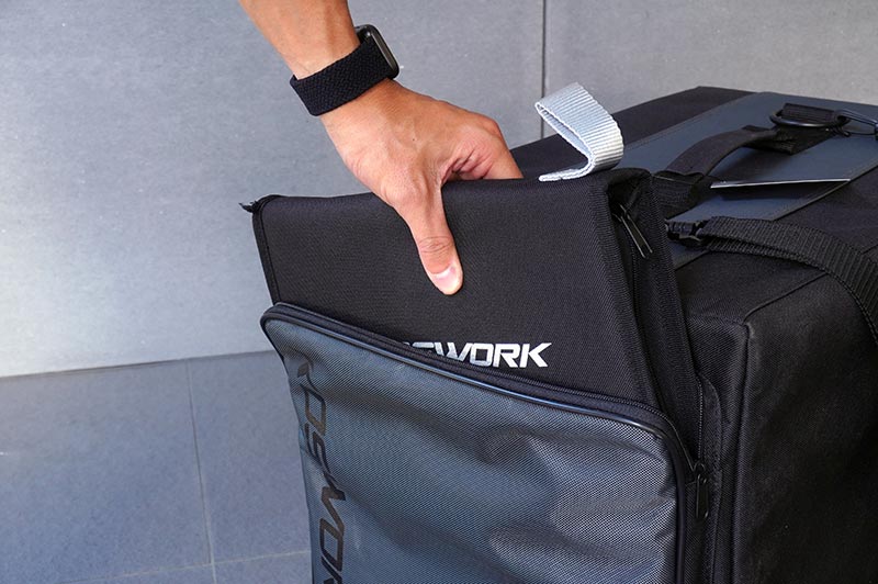 Koswork KOS32221PP 1/10 Compact 3 Drawer PP Frame Buggy Bag (1/10, 1 Large & 2 Medium) (9001940091117)