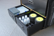 Koswork KOS32222 1/8 Compact 3 Drawer Buggy/Onroad Car Bag (1/8, 1 Large & 2 Medium) (9001940156653)