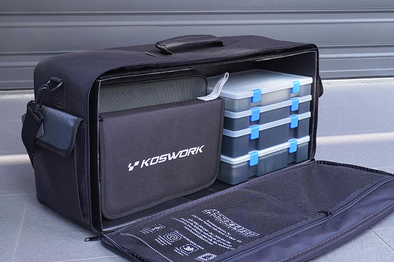 Koswork Large 1/10 Buggy RC Tyre Bag with PP Case (6)