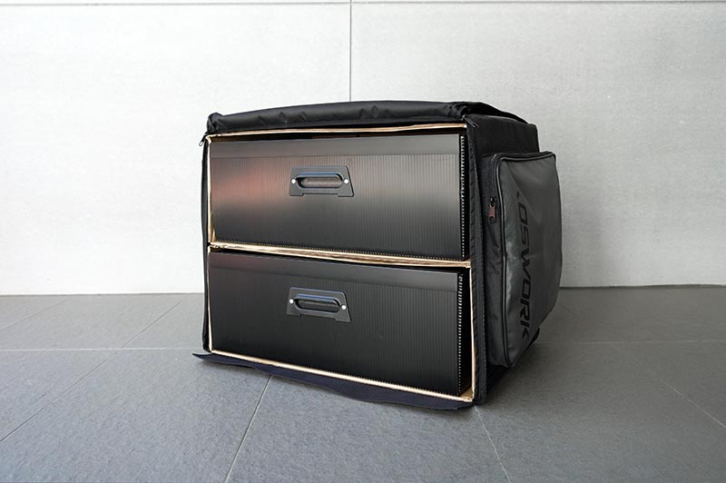 Koswork KOS32251 1/10 Dual Drawer Buggy Bag (1/10, 2 Large) (9001940287725)