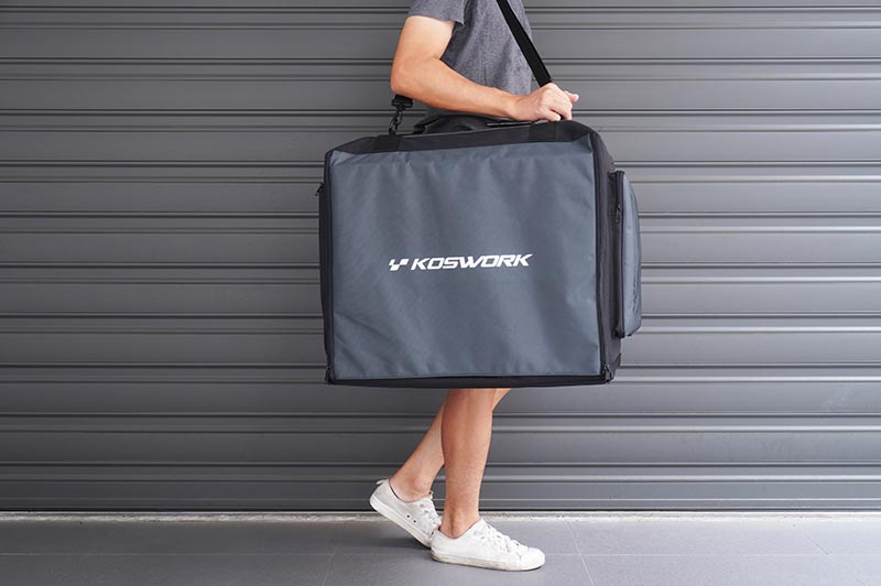 Koswork KOS32252PP 1/8 Dual Drawer PP Frame Buggy/Onroad Car Bag (1/8, 2 Large) (9003652612333)