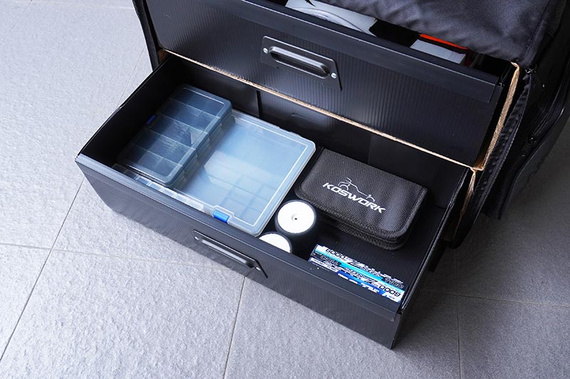 Koswork Dual Drawer Touring RC Car Bag 1/10 Scale