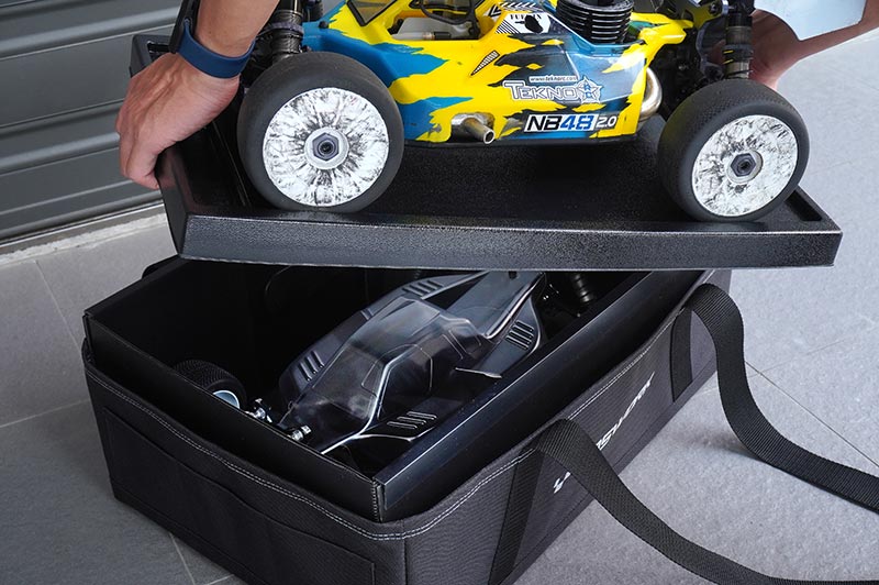 Koswork 1/8 Buggy & Onroad Carrying Bag with Large Drawer Set RC Car Bag 1/8 Scale