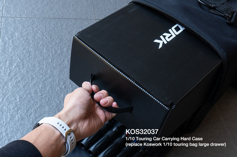 Koswork KOS32286 1/10 Side Touring / Drift / Small Car Racing Bag (w/Radio Bag & 2 Car Cases ) (9003654054125)