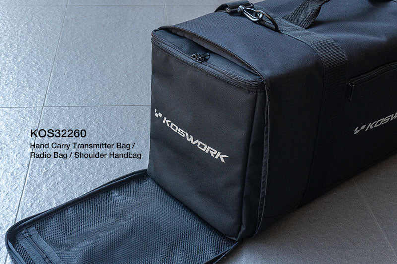 Koswork 1/10 Touring, Drift & Small Car Racing RC Car Bag with Radio Bag & 2 Car Cases (4)