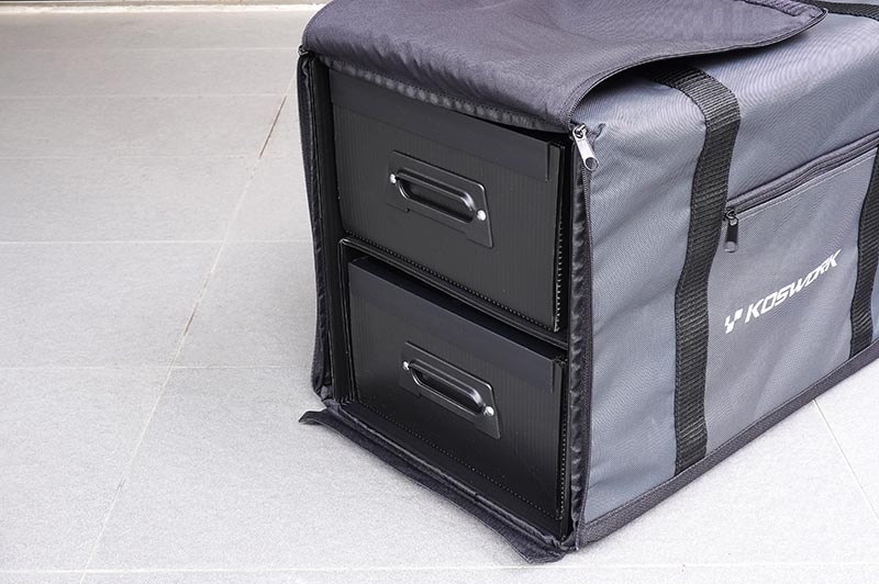 Koswork Two Large Drawer Side Touring Car RC Carrying Bag 1/10 Scale (2)