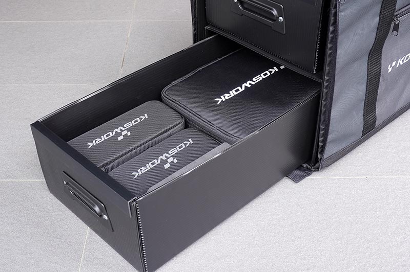 Koswork KOS32287 1/10 Two Large Drawer Side Touring Car Carrying Bag (9003654086893)