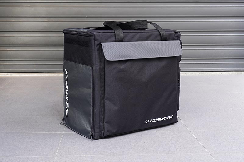 Koswork KOS32288 1/10 Three Large Drawer Side Touring Car Carrying Bag (Top Open Design) (9003654119661)