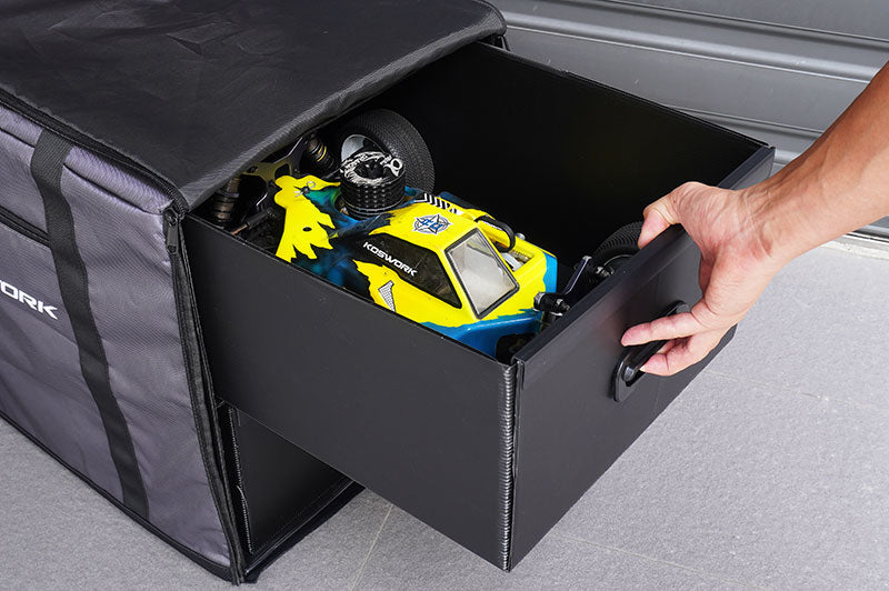 Koswork Two Large Drawer Side Buggy/Onroad RC Car Bag 1/8 Scale (5)