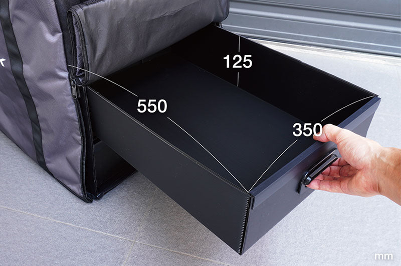 Koswork 1/8 One Large & Two Mid Drawer Side Buggy/Onroad Car RC Carrying Bag Top Open Design 1/8 Scale (7)