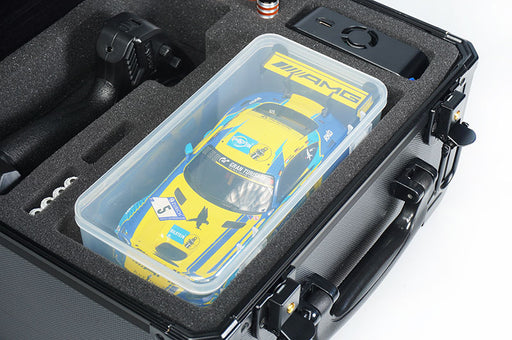 Koswork KOS32302-KMZ Mini Black V2 Kyosho Mini-Z & Mini-Z 4x4 RTR Aluminum Carry Case (w/Foam) (9003654611181)