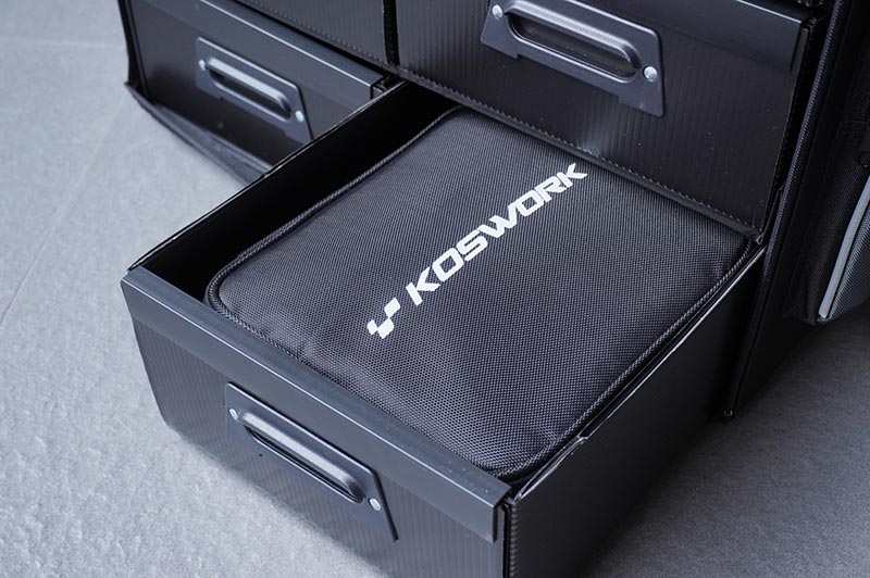 Koswork KOS32417 260x230x95mm Hard Frame Tool/Charger/Mini Car Bag/Equipment Case (w/partition plates & parts box) (9003655659757)