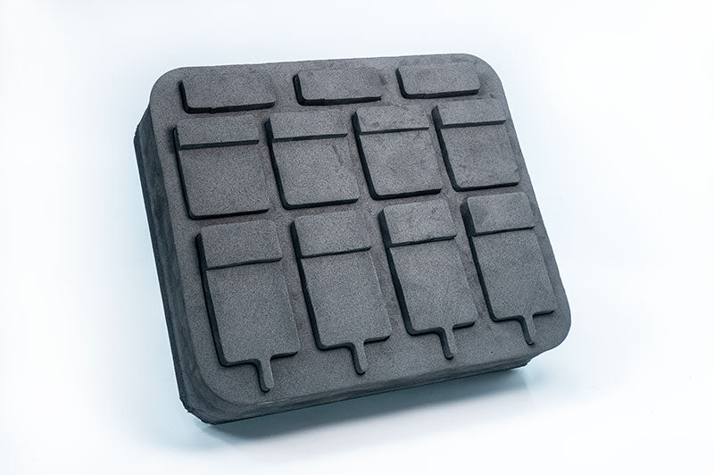 Koswork KOS32418 260x230x95mm Hard Frame Motor/ESC/Servo/Receiver Bag (w/foam) (9003655725293)