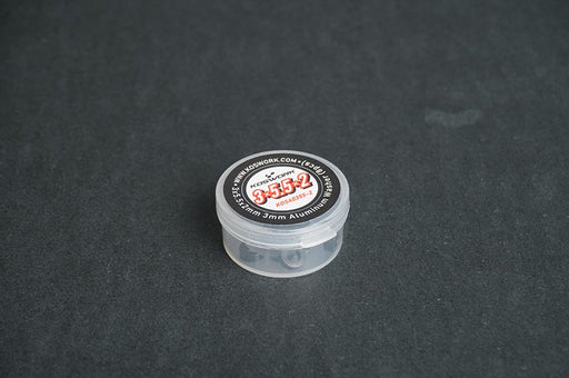 Koswork KOS40355-2 3x5.5x2mm 3mm Aluminum Washer Black (8pcs) (9003656347885)