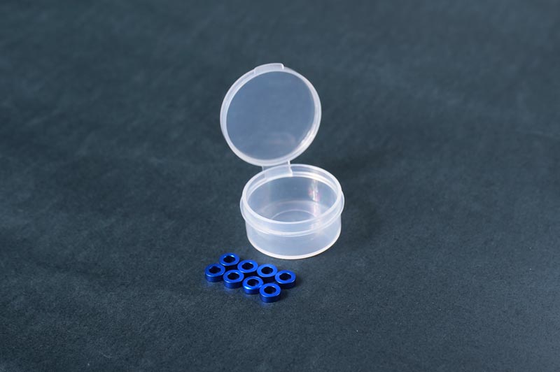 Koswork KOS40355-2B 3x5.5x2mm 3mm Aluminum Washer Blue (8pcs) (9003656413421)
