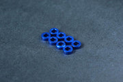 Koswork KOS40355-2B 3x5.5x2mm 3mm Aluminum Washer Blue (8pcs) (9003656413421)