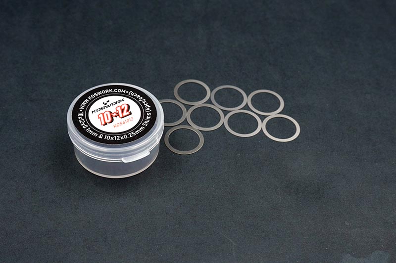 Koswork KOS41012 10x12x0.1mm & 10x12x0.25mm Shims (4pcs/each) (9003656675565)