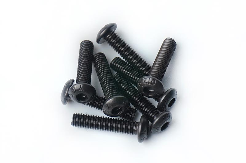 Koswork KOSBS2514 2.5x14mm Button Head Hex Hardened Steel Screw (w/container) (8) (9003659886829)