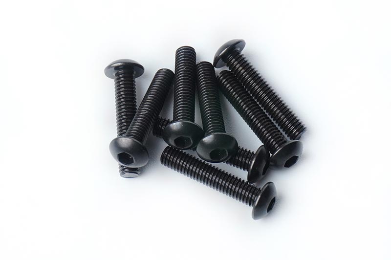 Koswork KOSBS315 3x15mm Button Head Hex Hardened Steel Screw (w/container) (8) (9003661689069)