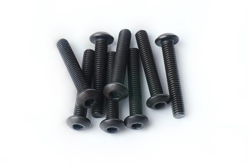 Koswork KOSBS318 3x18mm Button Head Hex Hardened Steel Screw (w/container) (8) (9003662213357)
