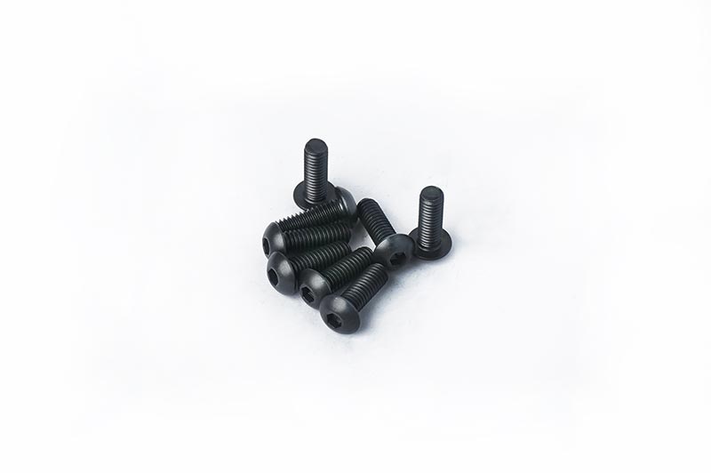 Koswork KOSBS412 4x12mm Button Head Hex Hardened Steel Screw (w/container) (8) (9003664703725)