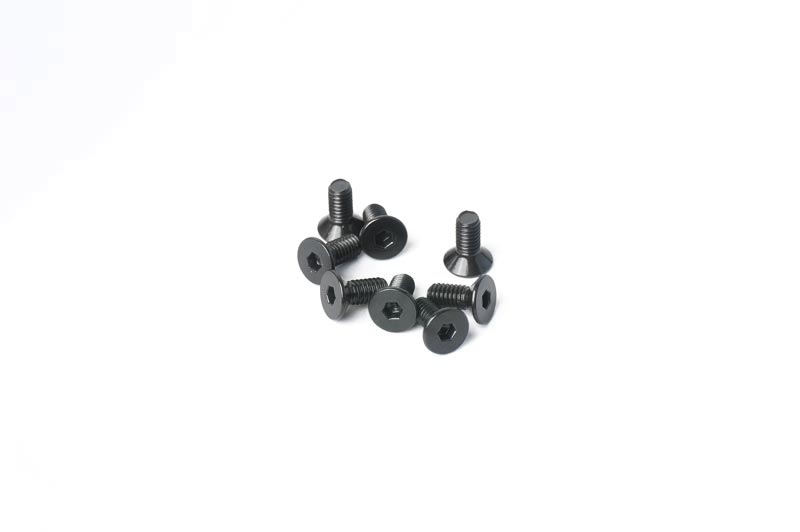 Koswork KOSFS2506 2.5x6mm Flat Head Hex Hardened Steel Screw (w/container) (8) (9003673223405)