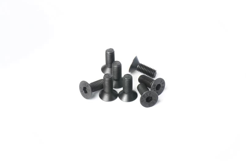 Koswork KOSFS308 3x8mm Flat Head Hex Hardened Steel Screw (w/container) (8) (9003674992877)