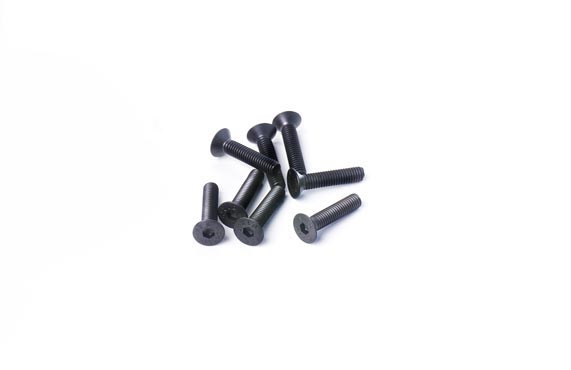Koswork KOSFS314 3x14mm Flat Head Hex Hardened Steel Screw (w/container) (8) (9003675681005)