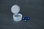 Koswork M3 Aluminium Nylon Lock Nuts Blue RC Hardware (2)