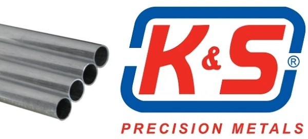 K&S 1109 Round Aluminium Tube 1/8 OD x 0.014 x 36" - 1 Length (8278022226157)