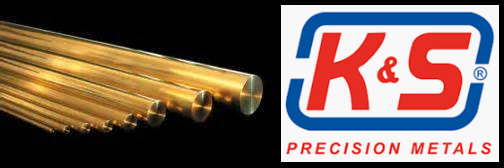 K&S 8159 Round Brass Rod 0.020 x 12" - 5 Lengths