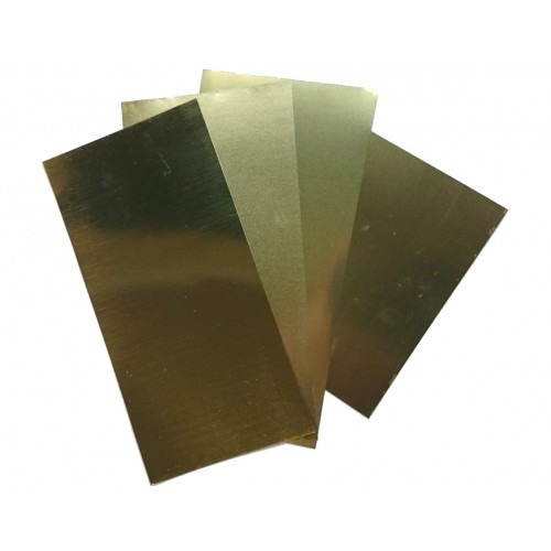 K&S 252 Brass Sheet 0.016 x 4 x 10" (26 Gauge) - 1 Piece (7576138252525)