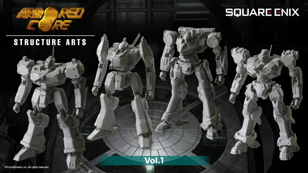 Kotobukiya KTGN117 Non Structure Arts Armored Core Structure Arts Non Scale Plastic Model Kit Series Vol.1 - Hobby City NZ