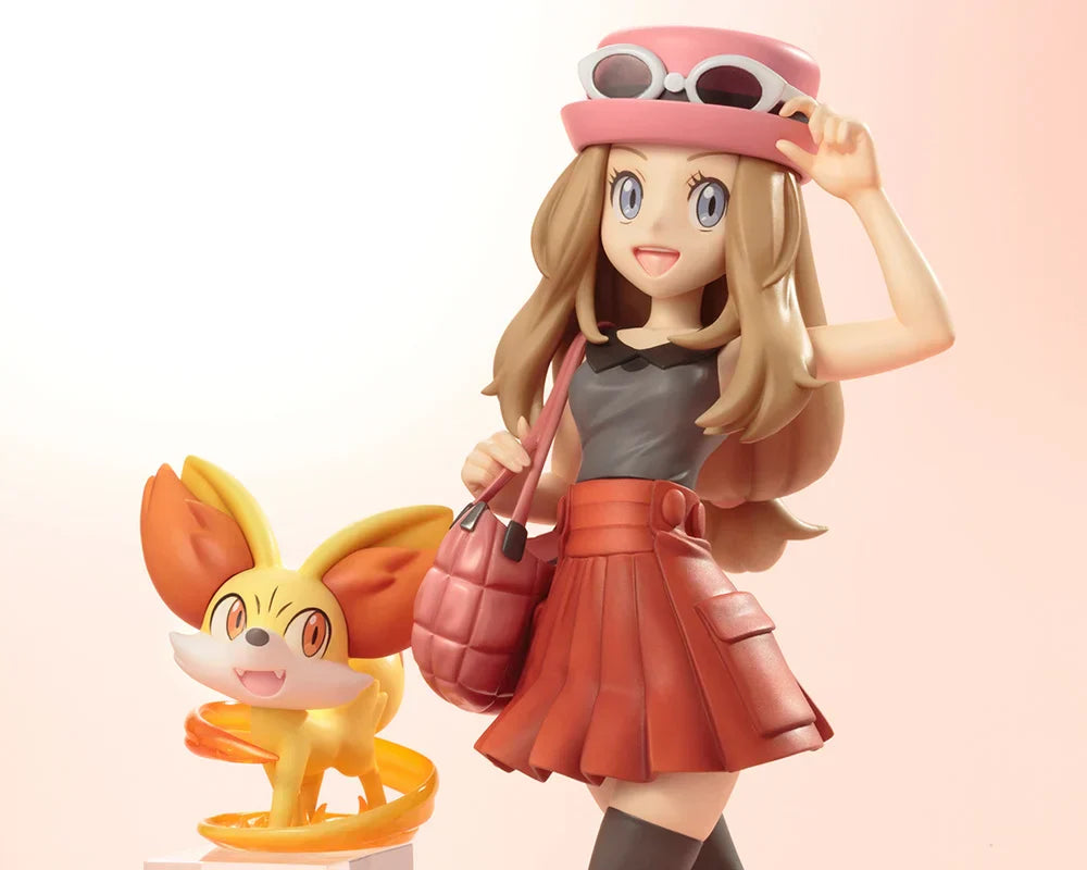 Kotobukiya KTPV297 1/8 Pokemon Pokemon Serena with Fennekin Artfx J Statue - Hobby City NZ