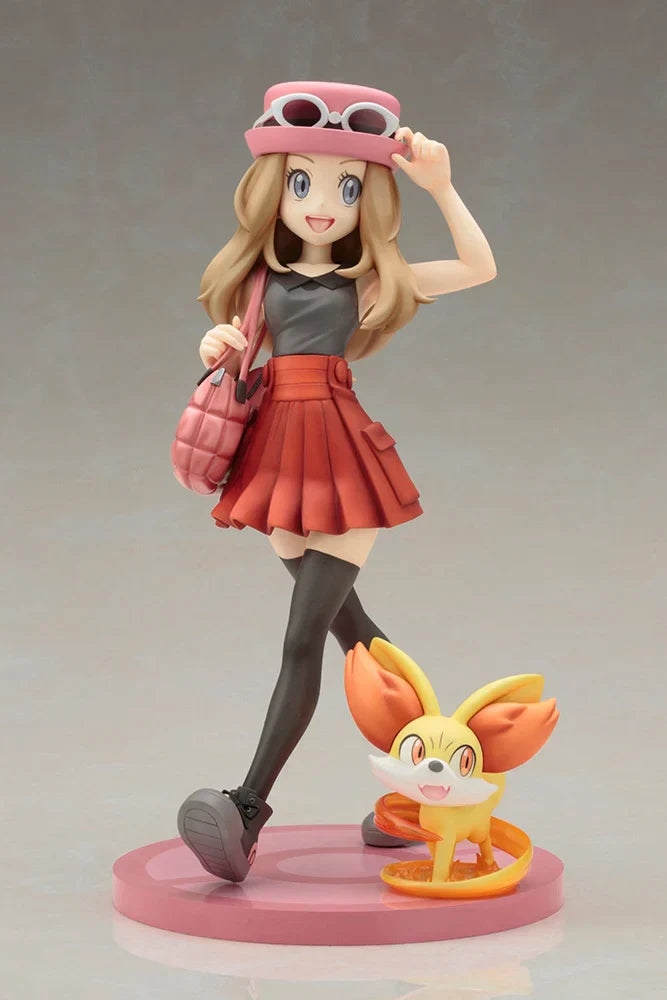 Kotobukiya KTPV297 1/8 Pokemon Pokemon Serena with Fennekin Artfx J Statue - Hobby City NZ